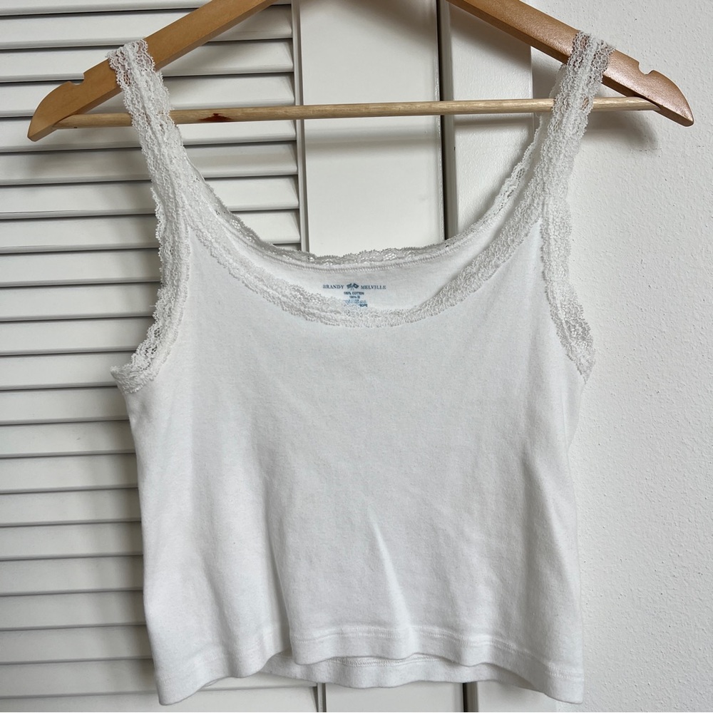 COPY - Brandy Melville Lace Trim Tank Top XS/S